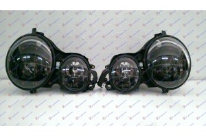 Φανος Εμπ Angel Eyes Μαυρος Mercedes E Class (W210) 96-99