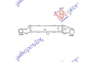 Ψυγειο INTER.2,0-2,2-2,7 CDi(56x113x50) Mercedes E Class (W210) 99-02 - 018706200