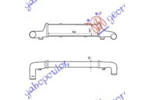 ΨΥΓ.INTER..2,5-2,9CDi (56,2x115x52) Mercedes E Class (W210) 99-02 - 018706210