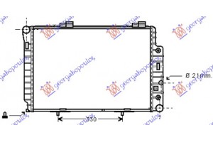ΨΥΓ. 2.0-2.3BZ&SLK KOMP.Μ/A+AC(61x42)(MAHLE Behr Premium LINE) Mercedes E Class (W210) 96-99 - 053206335