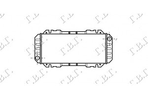 Ψυγειο 1,1CC (50x22,5) Ford Escort Iii 81-86