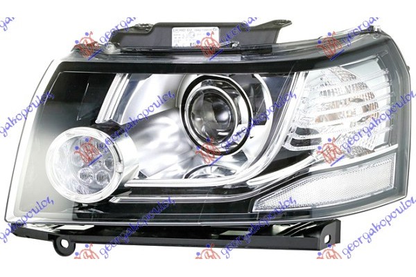 Φανος Εμπρος Bi-XENON Με Φως Ημερας Led 12- (HELLA) Αριστερα Land Rover Freelander 07-14 - 053705242