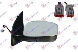Καθρεφτης ΗΛΕΚΤ. ΘΕΡΜΑΙΝ. ΒΑΦΟΜ. Με Αισθ (8 PIN) (Α ΠΟΙΟΤΗΤΑ) 11- (CONVEX GLASS) Αριστερα Land Rover Freelander 07-14 - 053707582