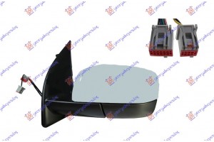 Καθρεφτης ΗΛΕΚΤ. ΘΕΡΜΑΙΝ. ΗΛ. ΑΝ. ΒΑΦΟΜ. (ΜΕ ΜΝΗΜΗ&ΦΩΣ ΑΣΦ.)& Αισθ (13 PIN) (Α ΠΟΙΟΤΗΤΑ) 11- (CONVEX GLASS) Αριστερα Land Rover Freelander 07-14 - 053707592