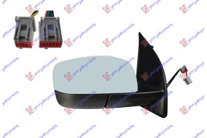 Καθρεφτης ΗΛΕΚΤ. ΘΕΡΜΑΙΝ.ΗΛ. ΑΝ. ΒΑΦΟΜ. (ΜΕ Φως ΑΣΦ) (7 PIN) (Α ΠΟΙΟΤΗΤΑ) 11- (CONVEX GLASS) Δεξια Land Rover Freelander 07-14 - 053707593