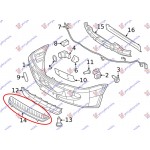 Πλαστικη Βαση Σκαλοπατιου Εμπρος Προφυλακτηρα Mercedes Sprinter (208/408) 06-13