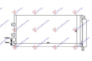 Ψυγειο A/C 1,4i Turbo 1,3-1,6JTD (63x30) Fiat Linea 07-13 - 054706410