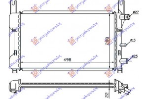 Ψυγειο 1,0 -1,1 -1,3 (50x30) ΠΑΡ. Σ/Ο Ford Fiesta Iii 90-95 - 055206300