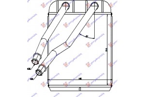 Ψυγειο Καλοριφερ (BR) (215x200x26) Porsche Cayenne 03-10 - 056106500