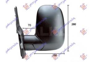 Καθρεφτης Μηχανικος Χειροκινητος Κοντο Μπρατσο (Α ΠΟΙΟΤΗΤΑ) (CONVEX GLASS) Αριστερα Ford Transit 95-00 - 056407482