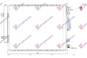 Ψυγειο A/C 3.5i V6 24V-2,5CRDi (590x434) 06- Kia Sorento 02-09 - 056606410