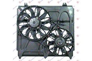 Βεντιλατερ Ψυγειου Κομπλε (ΔΙΠΛΟ) ΒΕΝΖΙΝΗ-ΠΕΤΡΕΛΑΙΟ (T.HALLA) Kia Sorento 02-09 - 056606440