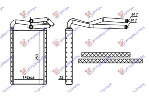 Ψυγειο Καλοριφερ (BR) (250x140x26) 06- Kia Sorento 02-09 - 056606510