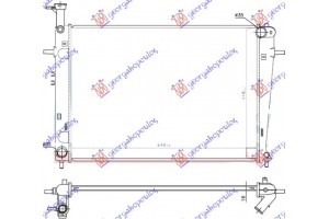 Ψυγειο 2.0-16V+/-A/C MHXAN(64x46,2) Hyundai Tucson 04-10 - 056806300