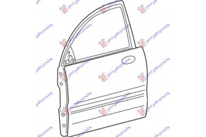 Αριστερα Πορτα Εμπρος Hyundai Santa FE 00-05