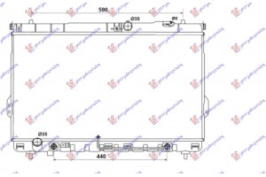 Ψυγειο 2.0 Crdi +/- A/C Α/Τ(72.6x40.3)ΣΩΛΗΝΑΚΙ 8ΜΜ Φτερο Hyundai Santa Fe 00-05 - 057006330