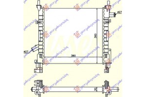 Ψυγειο Βενζινη +AC (38x36) ΠΑΡ. ΔΙΑΓ. Ford Ka 97-08 - 057106310