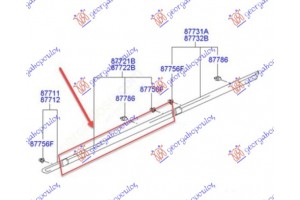 Φασα Πορτας Εμπρος Δεξια Hyundai Matrix 01-08 - 057206551