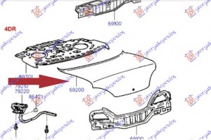 Καπω Πισω (Γ) Hyundai Lantra J2 95-98