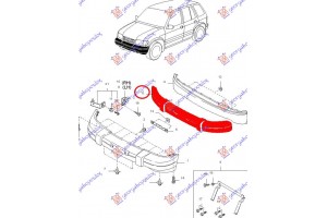 Τραβερσα ΠΡΟΦΥΛ. ΕΜΠ. 95-99 (Γ) Kia Sportage 95-04