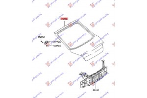 Πορτα Πισω 3x (Γ) (Μ/ΤΡΥΠΑ Για ΑΕΡΟΤΟΜΗ) Hyundai Coupe 01-07 - 057701490