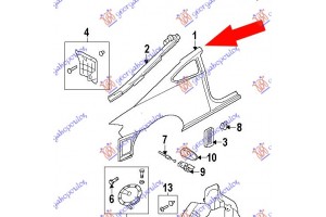 Φτερο Πισω (Γ) Δεξια Hyundai Coupe 01-07 - 057701681