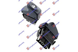 Διακοπτης ΠΑΡΑΘ. ΕΜΠ/ΠΙΣΩ (ΔΕ=ΑΡ) (Μαύρη φισα) (6pin) Renault Megane Sdn 96-98 - 057807175