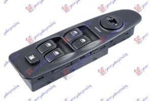 Διακοπτης ΠΑΡΑΘ/ΚΑΘΡ. Εμπρος Μαυρο Πλαισιο (14+8pin) Αριστερα Hyundai Elantra 00-04 - 057907174