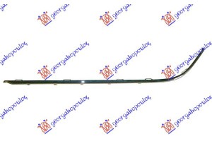 Αριστερα Χρωμιο Προφυλακτηρα Πισω Ακραιο 2000- Bmw Series 5 (E39) 96-02