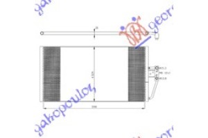 Ψυγειο A/C 2.0-2.5-3.0 Πετρελ (59x32.5) Bmw Series 5 (E39) 96-02 - 058206420