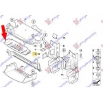 Ποδια Μηχανης Πλαστικη Βενζινη (ΜΕΓΑΛΗ) Bmw Series 3 (E36) COUPE/CABRIO 90-98 - 059200840