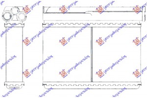 Ψυγειο Καλοριφερ 2.0 Βενζινη (248x144) Bmw Series 5 (E39) 96-02 - 058206510