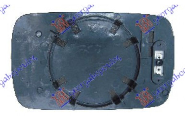 Αριστερα Κρυσταλλο Καθρεφτη Μπλε Θερμαινομενο Bmw Series 3 (E36) Sdn 90-98