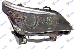 Δεξια Φανος Εμπρος Bi-XENON 07- Εξυπνο Hella Bmw Series 5 (E60/61) 03-10