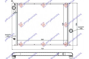 Ψυγειο Για Ολα ΒΕΝΖ. ΑΥΤ. (62x49) Behr Bmw Series 5 (E60/61) 03-10