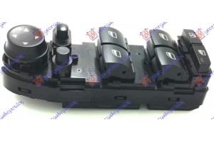 Διακοπτης ΠΑΡΑΘ/ΚΑΘΡ. ΕΜΠ. (Κουρτινα+ΒΥΘΙΣΗ ΠΡΟΒ.) (Τετραπλός) 07- (4pin) Αριστερα Bmw Series 5 (E60/61) 03-10 - 059007184