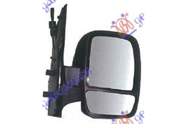 Καθρεφτης Μηχανικος Με Ντιζες (ΔΙΠΛΟ ΚΡΥΣΤΑΛΛΟ) (CONVEX GLASS) Δεξια Peugeot Expert 07-16 - 033707486