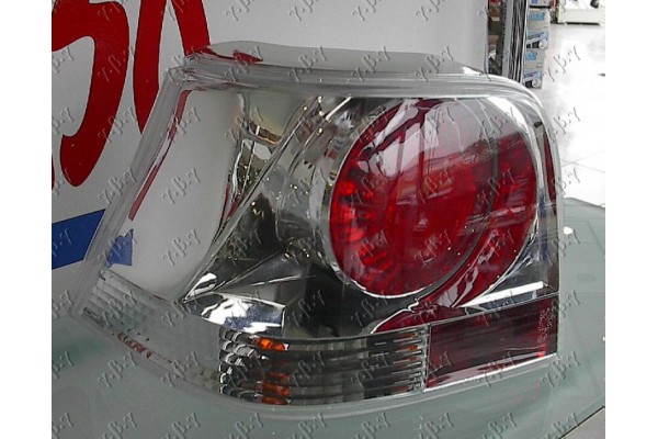 Φανος ΟΠ.ΣΕΤ Clear Κοκκινο Λευκο VW Golf IV 98-04