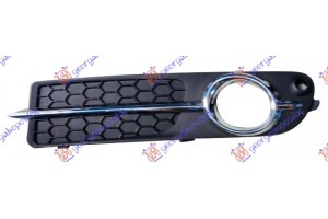 Διχτυ Προφυλακτηρα Εμπρος Ακραιο (ΜΕ ΠΡΟΒ.) (ΜΕ PDS) & Χρωμιο Αριστερα Volvo S80 06-13 - 060104822