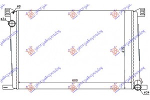 Ψυγειο 1.4-1.6i16V Βεν +/-AC (60x42) (MAHLE Behr Premium LINE) Mini COOPER/ONE (R56) 11-14 - 690906305