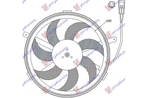 Βεντιλατερ Ψυγειου Κομπλε (S) (3 ΑΚΙΔ) Mini COOPER/ONE (R56) 06-11 - 060306450