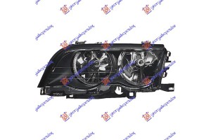 Αριστερα Φανος Εμπρος (ΜΑΥΡΟ) Marelli Bmw Series 3 (E46) Sdn 99-02