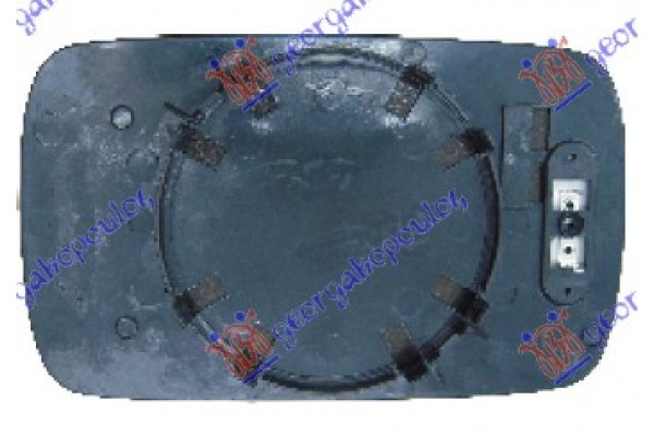 Αριστερα Κρυσταλλο Καθρεφτη Μπλε Θερμαινομενο Bmw Series 3 (E46) Sdn 99-02