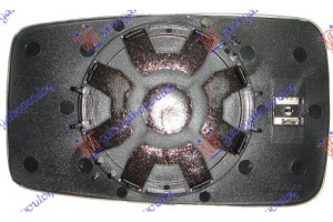 Κρυσταλλο Καθρεφτη Μπλε Θερμαινομενο (CONVEX GLASS) Δεξια Audi 80 86-91 - 060807601