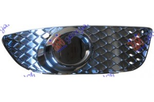 Δεξια Διχτυ Προφυλακτηρα Εμπρος Ακραιο (ΧΩΡΙΣ Τρυπα ΠΡΟΒΟΛΕΑ) (ΧΡΩΜΙΟ) Mitsubishi Lancer Sedan 08-