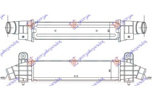 Ψυγειο INT.2,0-2,2 TDCi-TDDi(41,2x91x85) Ford Mondeo 00-07 - 061906200