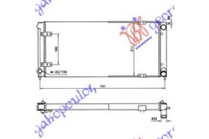 ΨΥΓ. ΒΕΝΖ-ΠΕΤ+A/C (67.5x32x3.4) (ΠΑΡ.Σ/Ο Vw Golf Ii 84-88 - 062406320