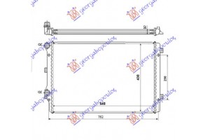 Ψυγειο 1.8-2.0 Tfsi Βενζινη (650x450x34) (MECHANICAL) Audi A3 03-08 - 062806330