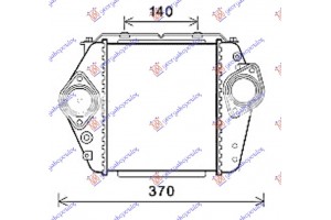 Ψυγειο Intercooler 2.0-2.2 Πετρελαιο (200x230x64) Mazda 6 08-13 - 063206210