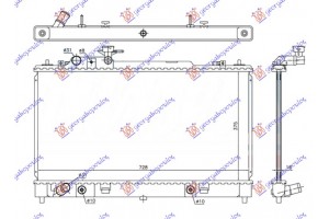 Ψυγειο Νερου 1.8-2.0 Βενζινη Μηχανικο (375x740x16) Mazda 6 08-13 - 063206300